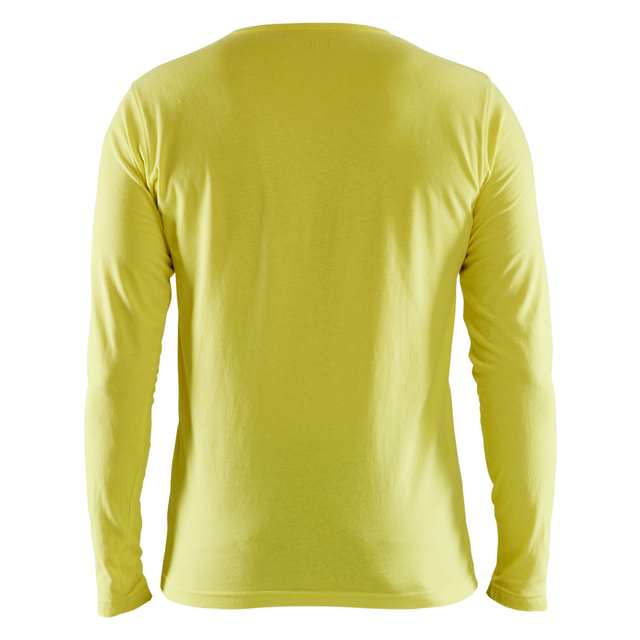 T-SHIRT 3500 1042 LÅNGÄRMAD VARSELGUL XS