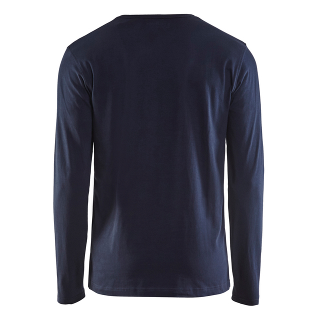 T-SHIRT 3500 1042 LÅNGÄRMAD MÖRK MARINBLÅ 6XL