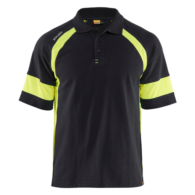 PIKETRÖJA MED VARSEL SVART/VARSELGUL XXL | Beijerbygg Byggmaterial