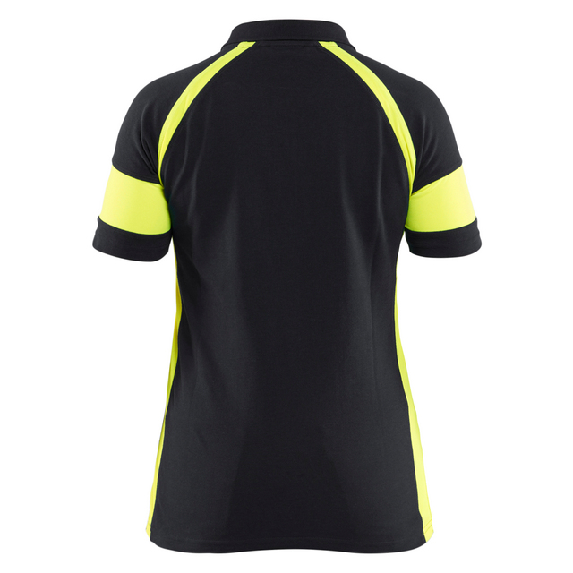 PIKETRÖJA MED VARSEL DAM SVART/VARSELGUL XL