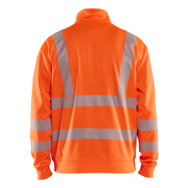 SWEATSHIRT 3564 2538 FULL-ZIP VARSELORANGE 4XL