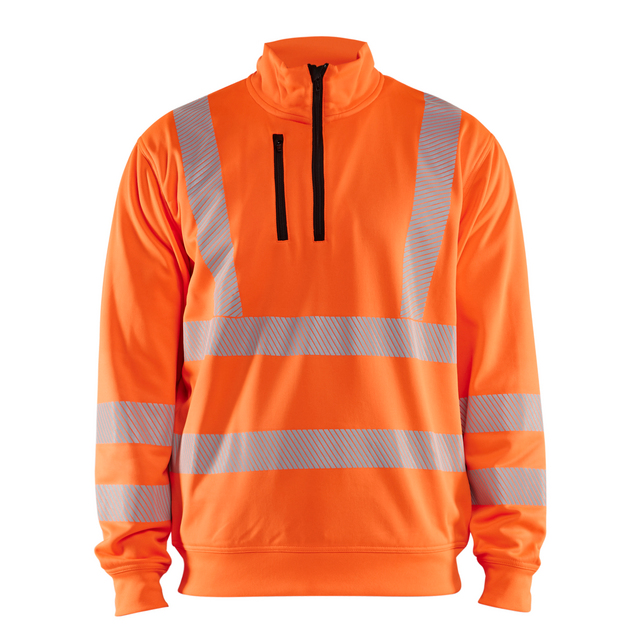SWEATSHIRT 3564 2538 FULL-ZIP VARSELORANGE 4XL