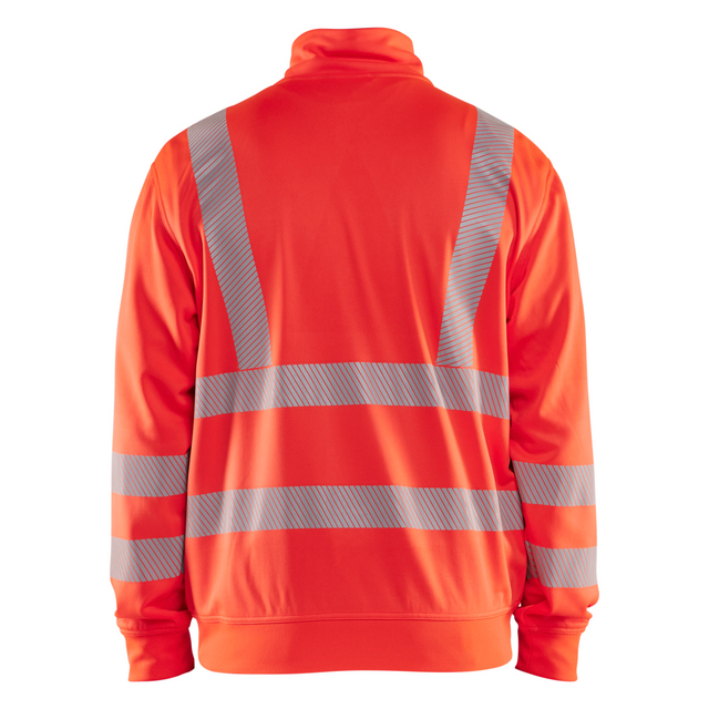 Produktbild föreställande artikeln SWEATSHIRT 3564 2538 FULL-ZIP VARSELRÖD XXXL från kategorin Överdelar