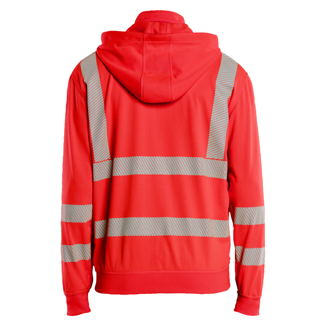 SWEATSHIRT VARSEL LÖSTAGBAR LUVA VARSELRÖD S