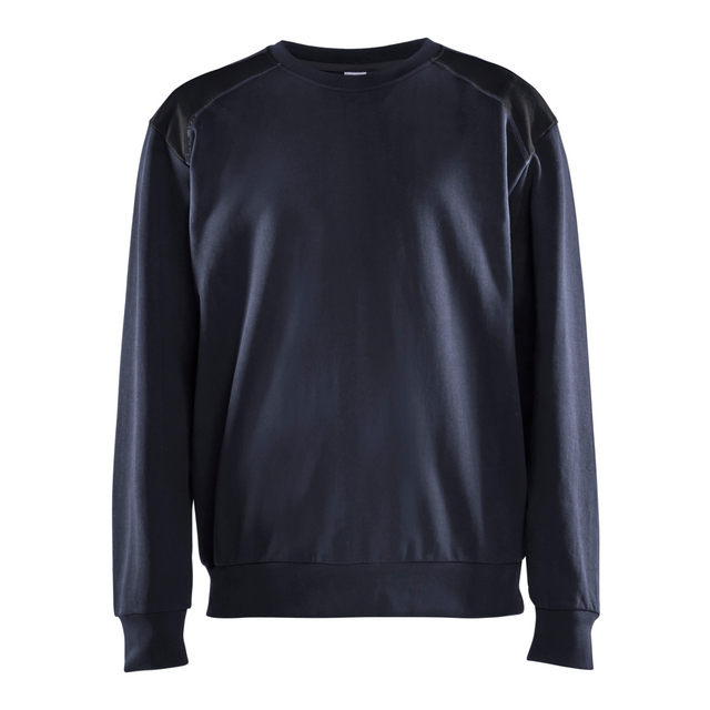 SWEATSHIRT 3580 1158 MÖRK MARINBLÅ/SVART S | Beijerbygg Byggmaterial