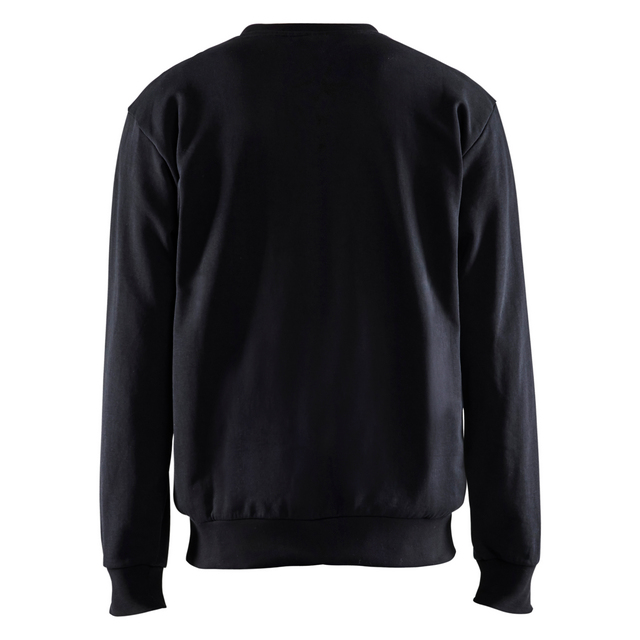 SWEATSHIRT 3580 1158 SVART/VARSELGUL XXL