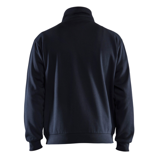SWEATSHIRT 3587 1169 HALF-ZIP MÖRK MARINBLÅ XXXL