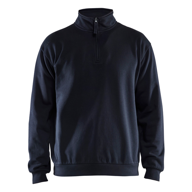 SWEATSHIRT 3587 1169 HALF-ZIP SVART XXL | Beijerbygg Byggmaterial