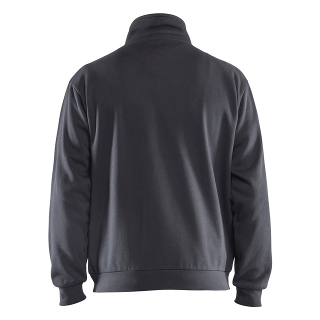 SWEATSHIRT 3587 1169 HALF-ZIP MELLANGRÅ XXL