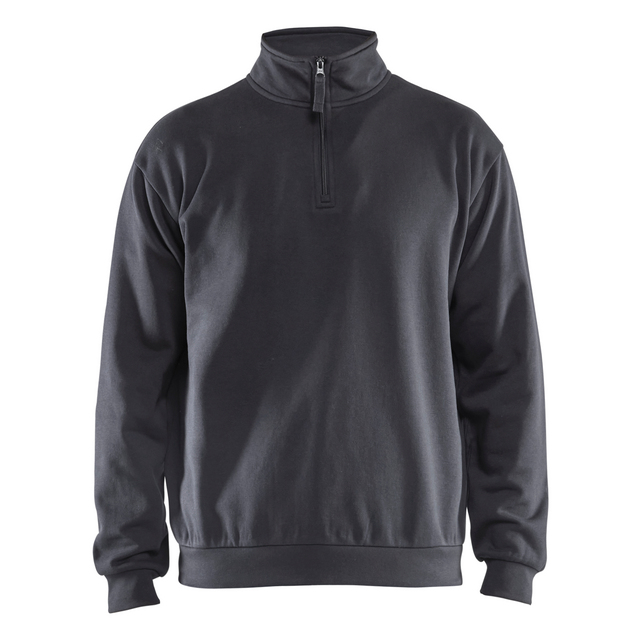 SWEATSHIRT 3587 1169 HALF-ZIP MELLANGRÅ XXL | Beijerbygg Byggmaterial