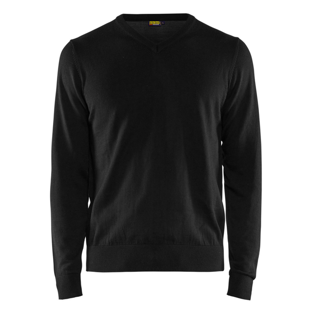 PULLOVER 3590 2122 STICKAD SVART M | Beijerbygg Byggmaterial