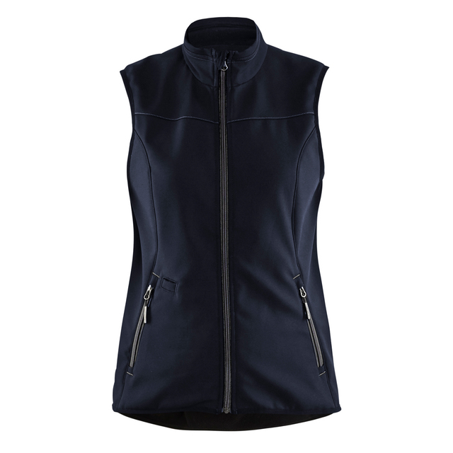 SOFTSHELLVÄST 3851 2516 DAM MÖRK MARINBLÅ/SVART XXL | Beijerbygg Byggmaterial