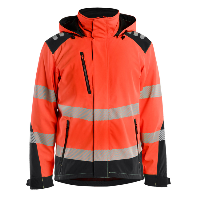 SOFTSHELLJACKA VARSEL LÄTTFODR VINTER VARSELRÖD/SVART 4XL | Beijerbygg Byggmaterial