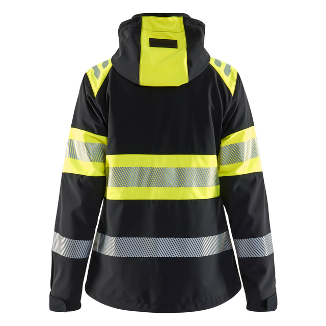 SOFTSHELLJACKA 4404 2513 VARSEL DAM SVART/VARSELGUL S