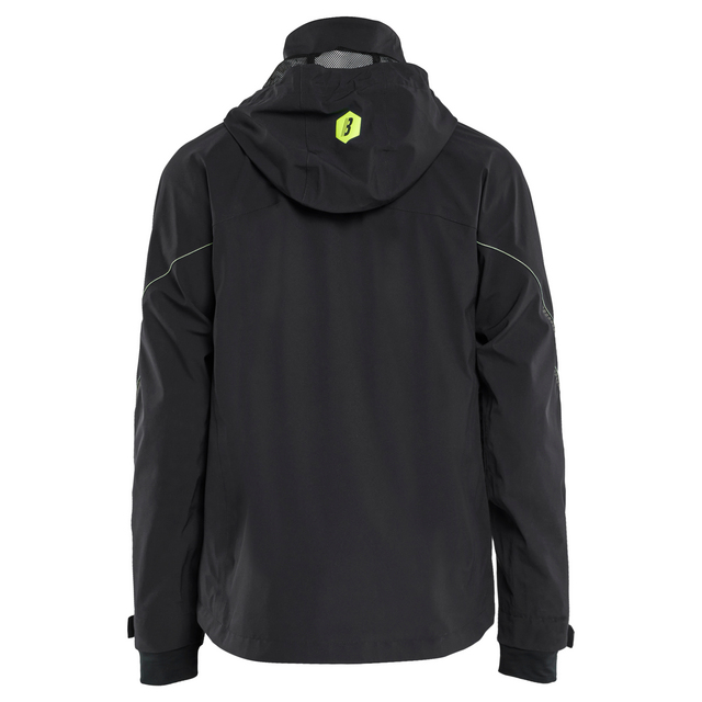SKALJACKA STRETCH SVART/VARSELGUL XXXL