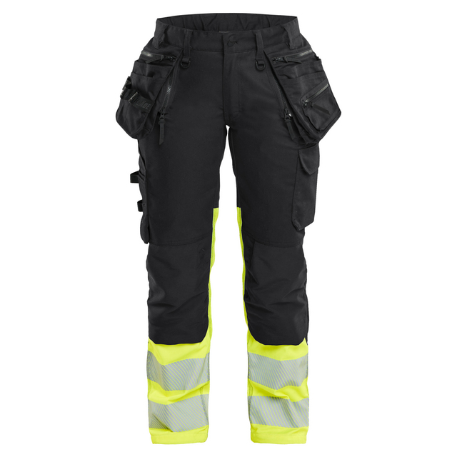 VARSELBYXA STRETCH DAM SVART/VARSELGUL D19 | Beijerbygg Byggmaterial