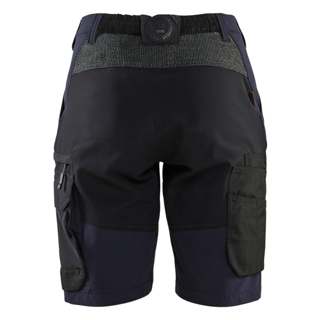 SERVICESHORTS 7123 1645 4VÄGS STRETCH DAM MARINBLÅ/SVART C34