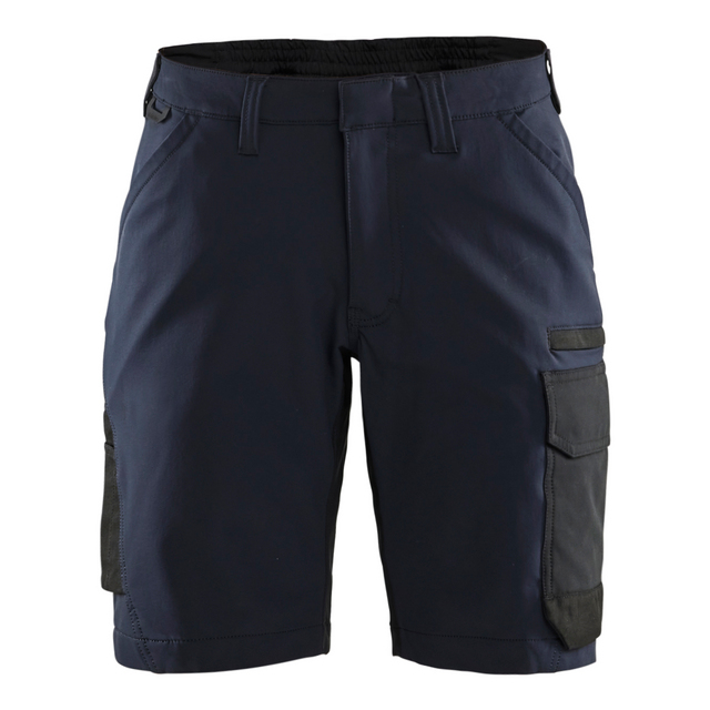 SERVICESHORTS 7123 1645 4VÄGS STRETCH DAM MARINBLÅ/SVART C40 | Beijerbygg Byggmaterial