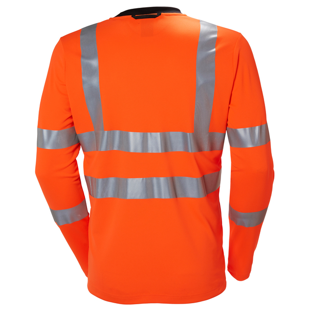 Produktbild föreställande artikeln T-SHIRT LÅNGÄRMAD ADDVIS KL2 4-VÄGS STRETCH ORANGE XL från kategorin Överdelar