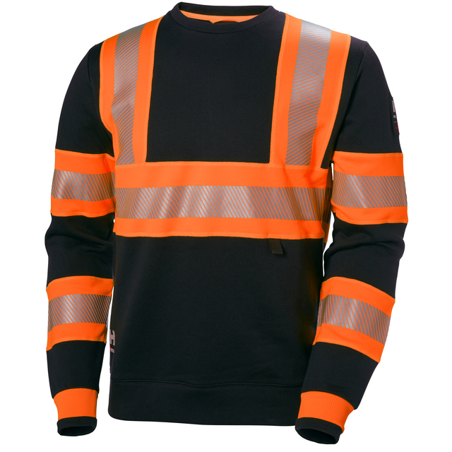 SWEATSHIRT ICU VARSEL ORANGE/GRANITGRÅ M | Beijerbygg Byggmaterial
