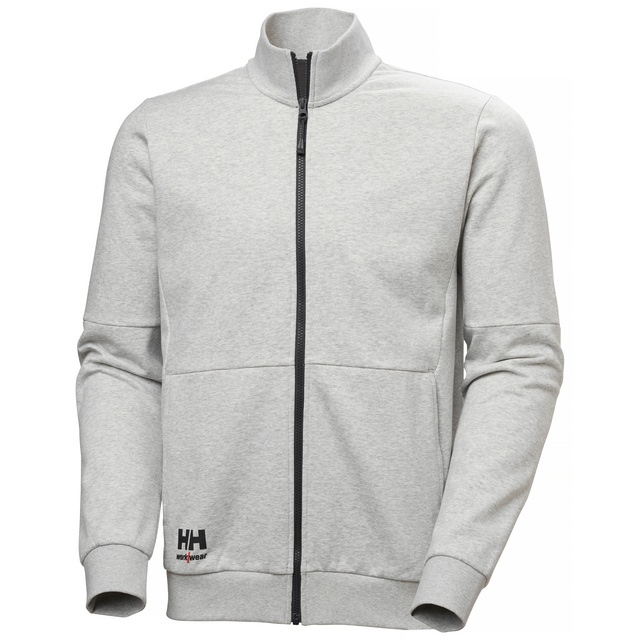 SWEATSHIRT HELZIP 79344 EVO LJUSGRÅ XS | Beijerbygg Byggmaterial