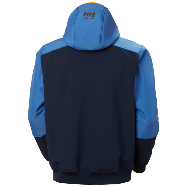 VINTERJACKA 74291 OXFORD SOFTSHELL MARINBLÅ/BLÅ 4XL