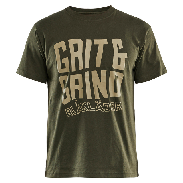 T-SHIRT GRIT AND GRIND SKOGSGRÖN 4XL | Beijerbygg Byggmaterial