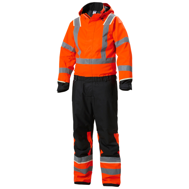 VINTEROVERALL UC-ME KL3 VARSEL ORANGE XS