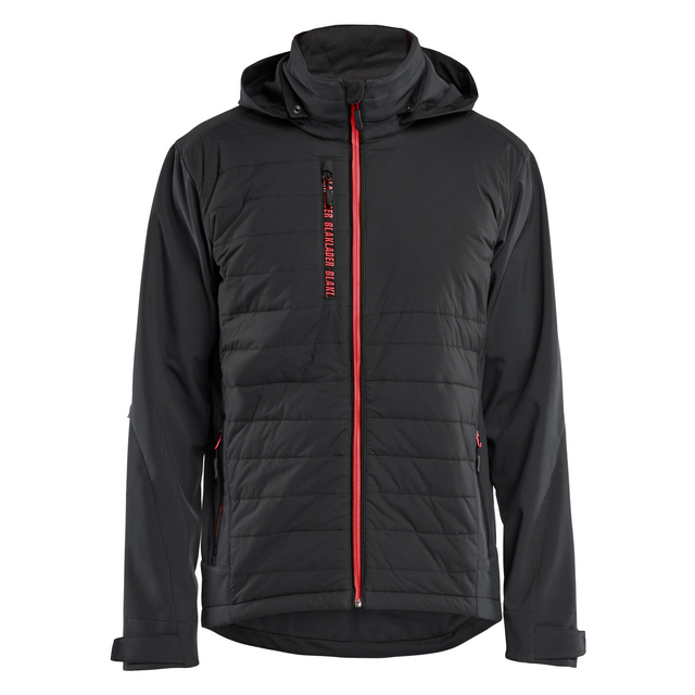 HYBRIDJACKA SVART/RÖD XXXL | Beijerbygg Byggmaterial