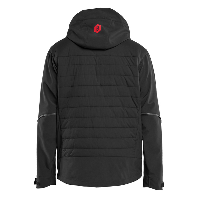 HYBRIDJACKA SVART/RÖD XXXL