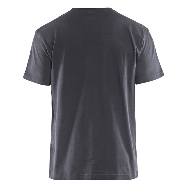 T-SHIRT 3379 1042 MELLANGRÅ/SVART S