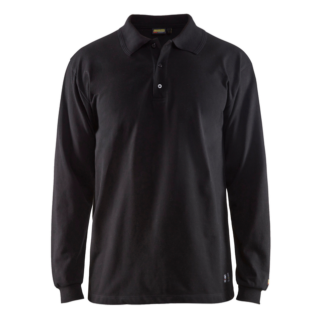 PIKÉ LÅNGÄRMAD FLAMSKYDDAD 33 74 1741 SVART 5XL | Beijerbygg Byggmaterial