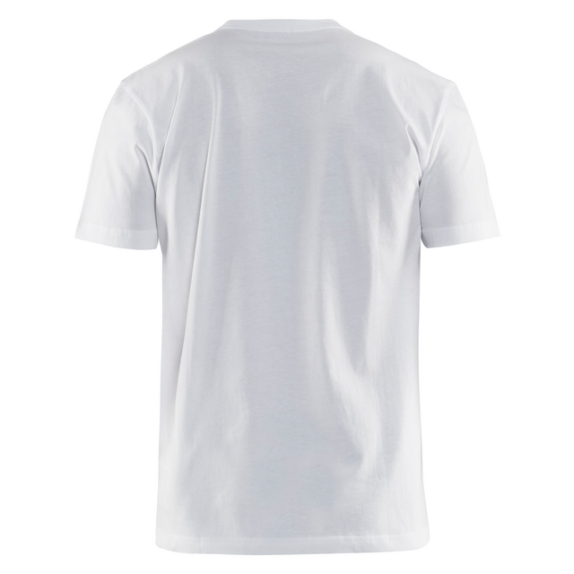 T-SHIRT 3379 1042 VIT/MÖRKGRÅ 4XL