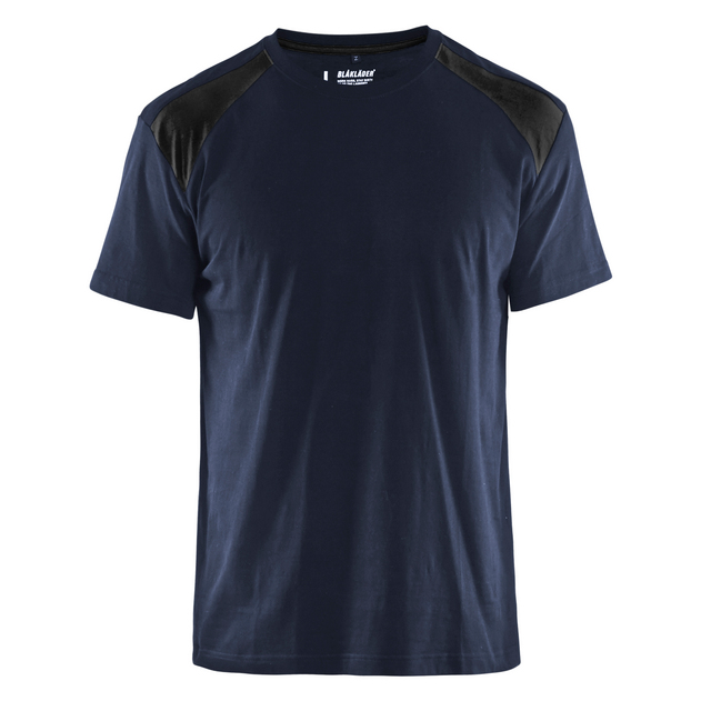T-SHIRT 3379 1042 MÖRK MARINBLÅ/SVART XXL | Beijerbygg Byggmaterial