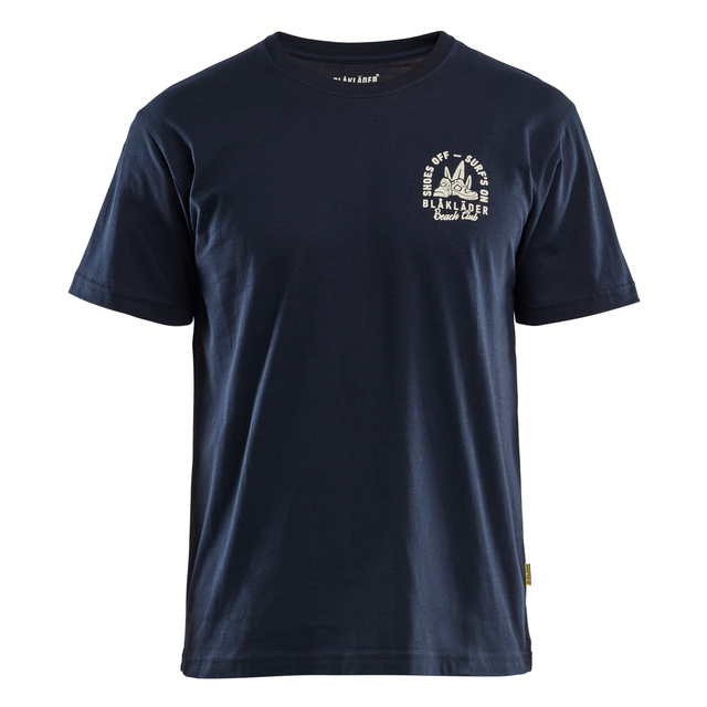 T-SHIRT BLÅKLÄDER BEACH CLUB MÖRK MARINBLÅ M | Beijerbygg Byggmaterial