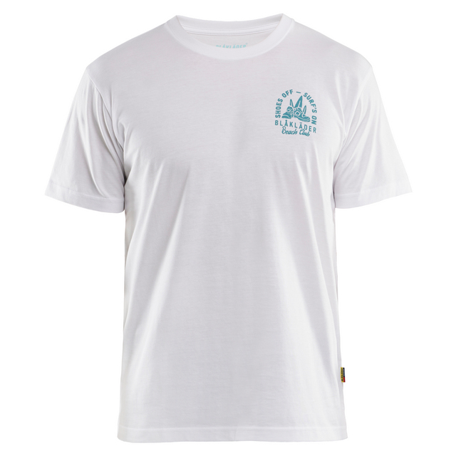 T-SHIRT BLÅKLÄDER BEACH CLUB VIT L | Beijerbygg Byggmaterial