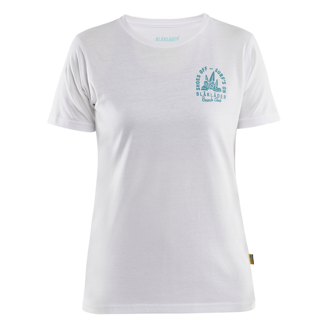 T-SHIRT BLÅKLÄDER BEACH CLUB DAM VIT XL | Beijerbygg Byggmaterial