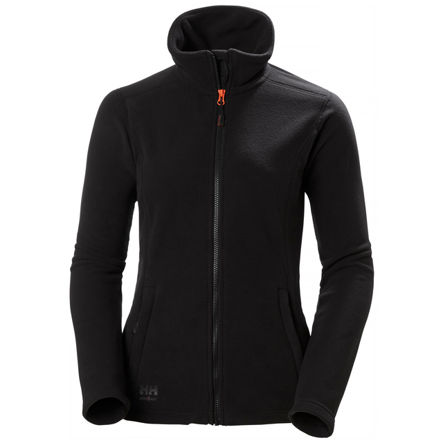 FLEECEJACKA DAM OXFORD SVART 2XL | Beijerbygg Byggmaterial