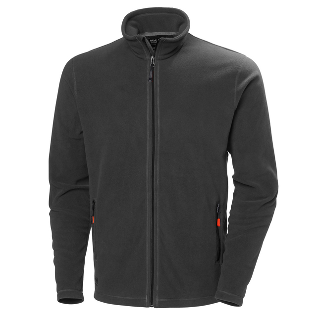 FLEECEJACKA LÄTT OXFORD POLARTEC MÖRKGRÅ 3XL | Beijerbygg Byggmaterial