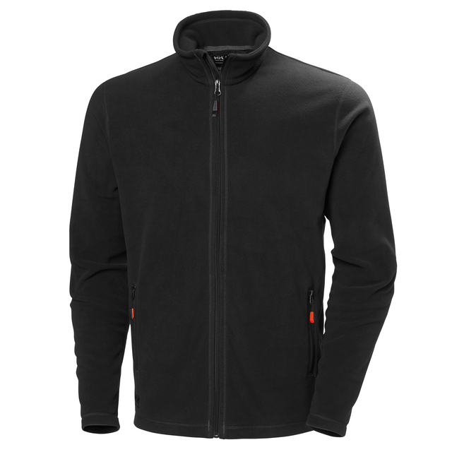 FLEECEJACKA LÄTT OXFORD POLARTEC SVART L | Beijerbygg Byggmaterial