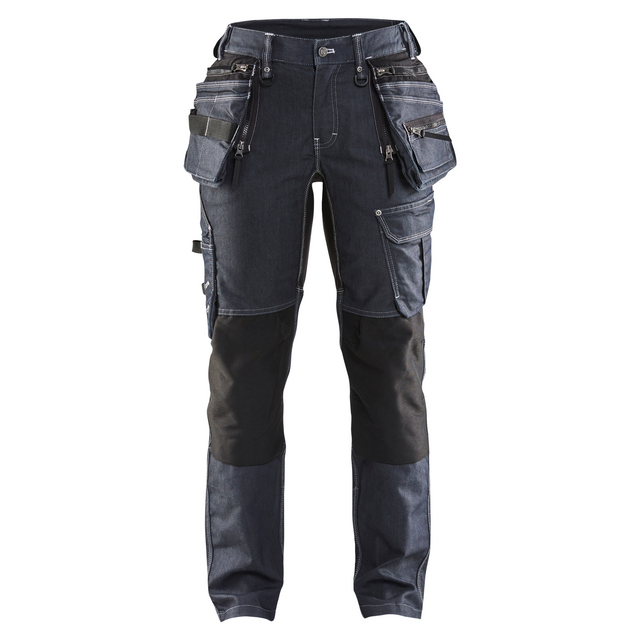 HANTVERKSBYXA 7990 1141 STRETCH X1900 DAM MABLÅ/SV D18 | Beijerbygg Byggmaterial