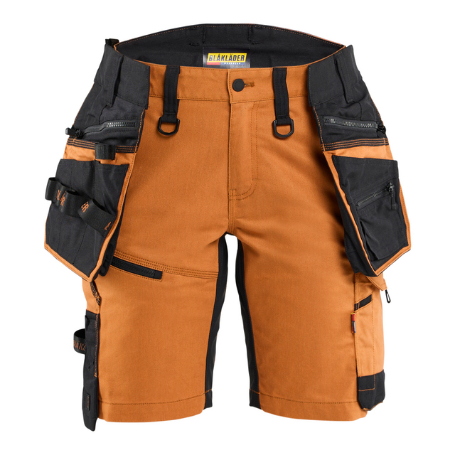 HANTVERKSSHORTS MED STRETCH DAM ROST/SVART C34 | Beijerbygg Byggmaterial