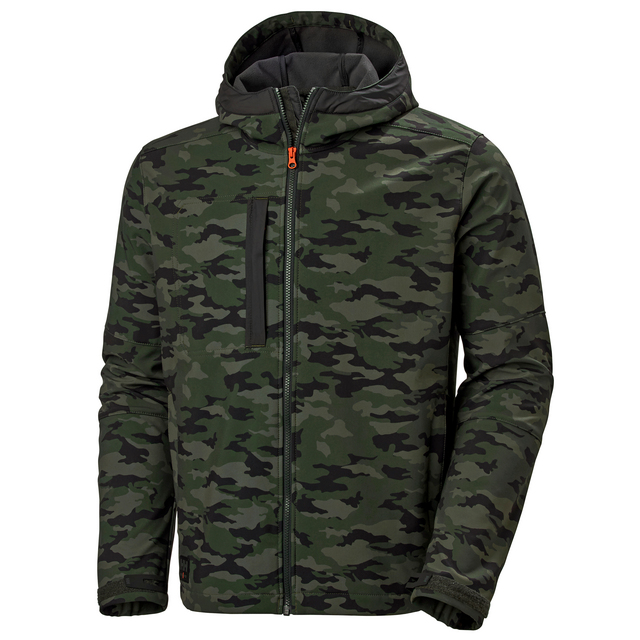 JACKA KENSINGTON SOFTSHELL MED HUVA CAMO S | Beijerbygg Byggmaterial