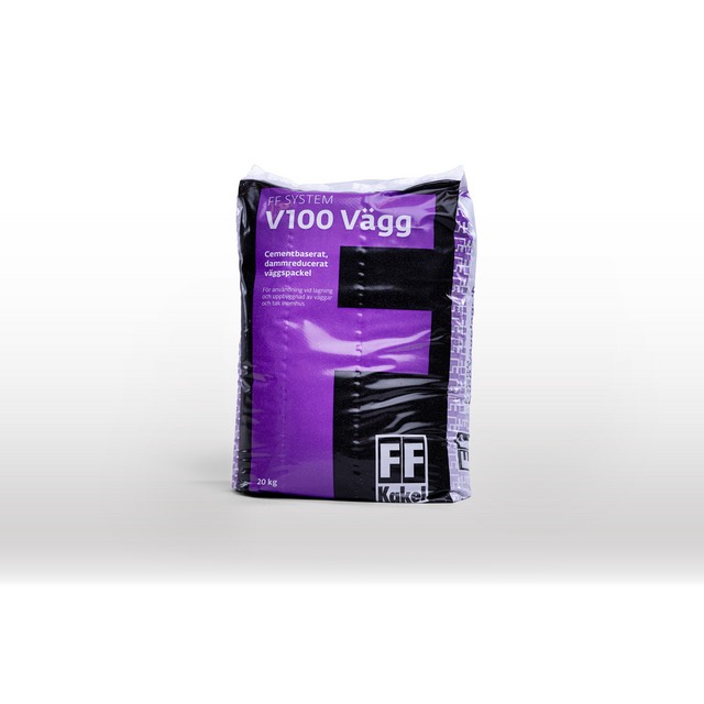 Produktbild föreställande artikeln FF V100 VÄGGLAGNING 20KG  från kategorin Spackel