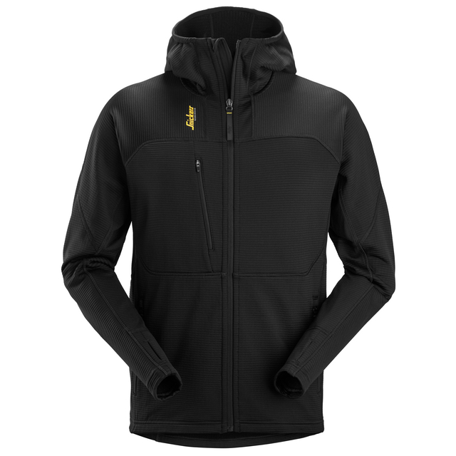 FLEECETRÖJA FZTHRMBODYMAP SVART STL XXL