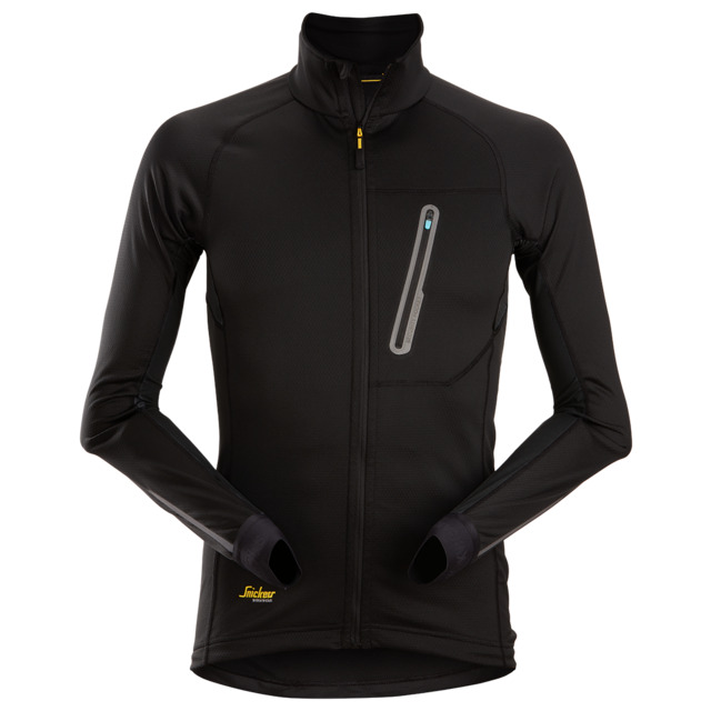 TRÖJA ZIP MELLANLAGER LW SVART STL XXL | Beijerbygg Byggmaterial