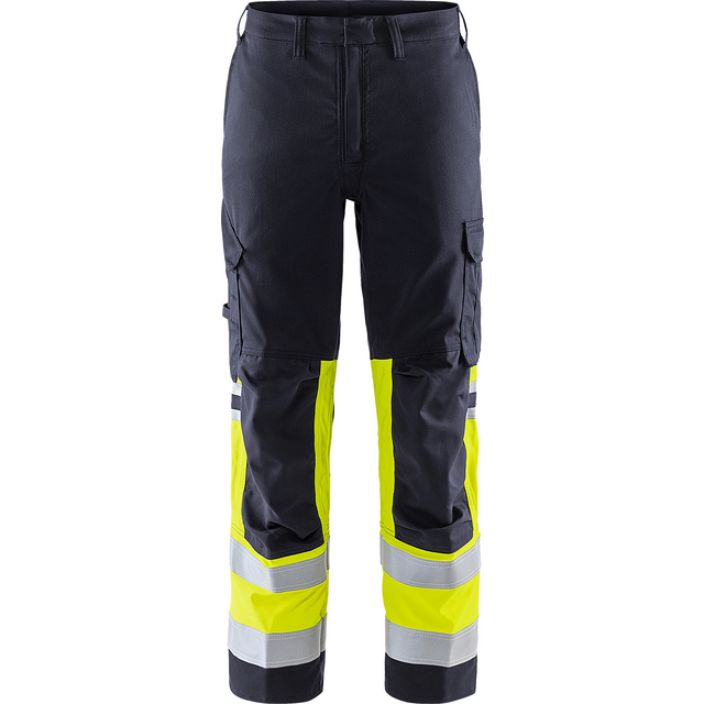 STRETCHBYXA FLAM KL1 2162 ATHF VARSELGUL/MARINBLÅ STL C152