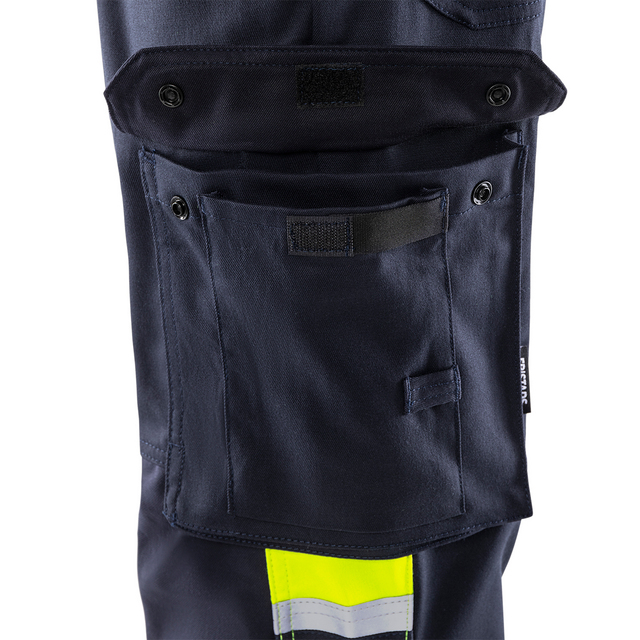 STRETCHBYXA FLAM KL1 2162 ATHF VARSELGUL/MARINBLÅ STL C152