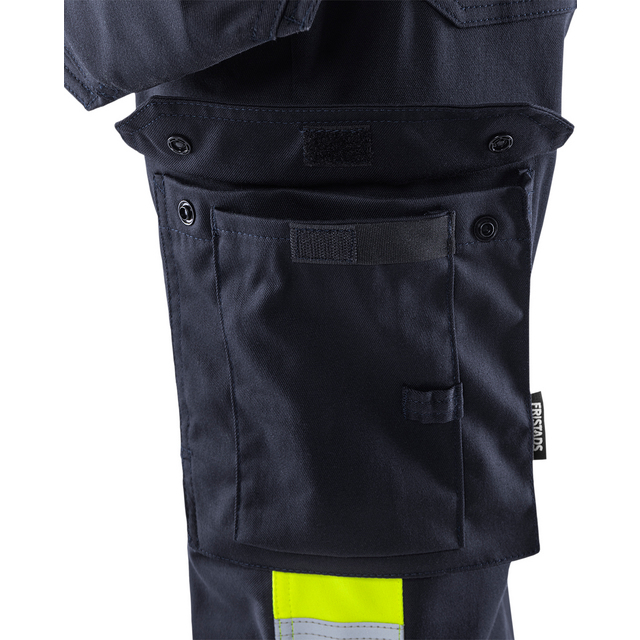 Produktbild föreställande artikeln STRETCHBYXA KL 1 2171 ATHF VARSELGUL/MARINBLÅ STL 34 från kategorin Byxor