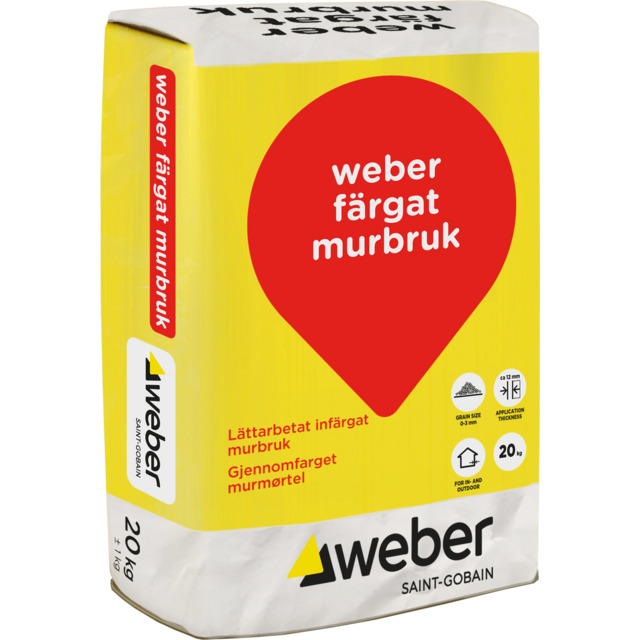 MURBRUK FÄRGAT M2,5 23039 20KG